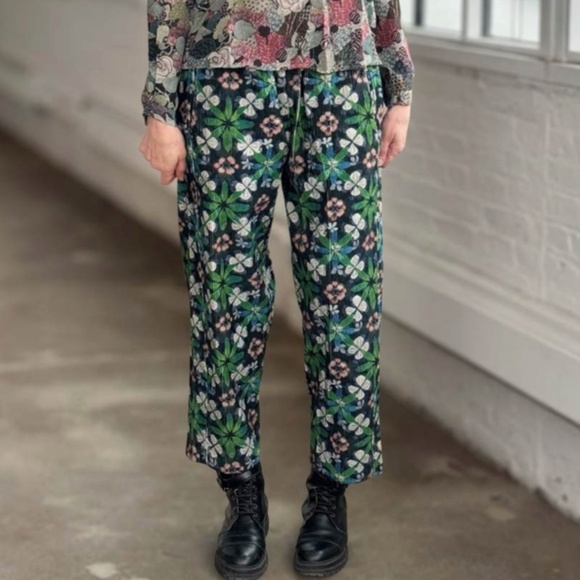 Raag Floral Corduroy Pants - Picture 1 of 2